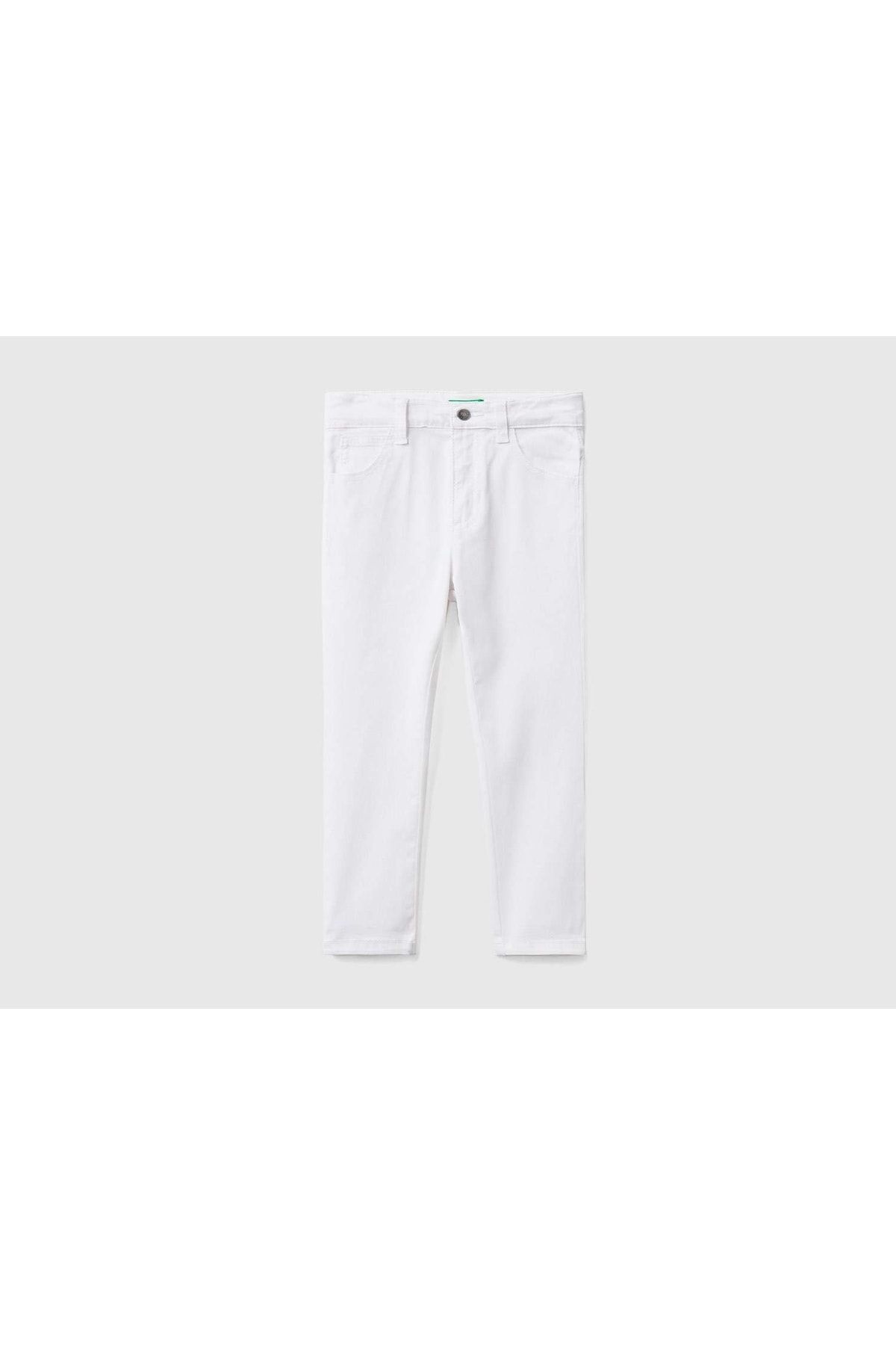 Габардиновые брюки United Colors of Benetton с 5 карманами 223P4NV3GE009-101