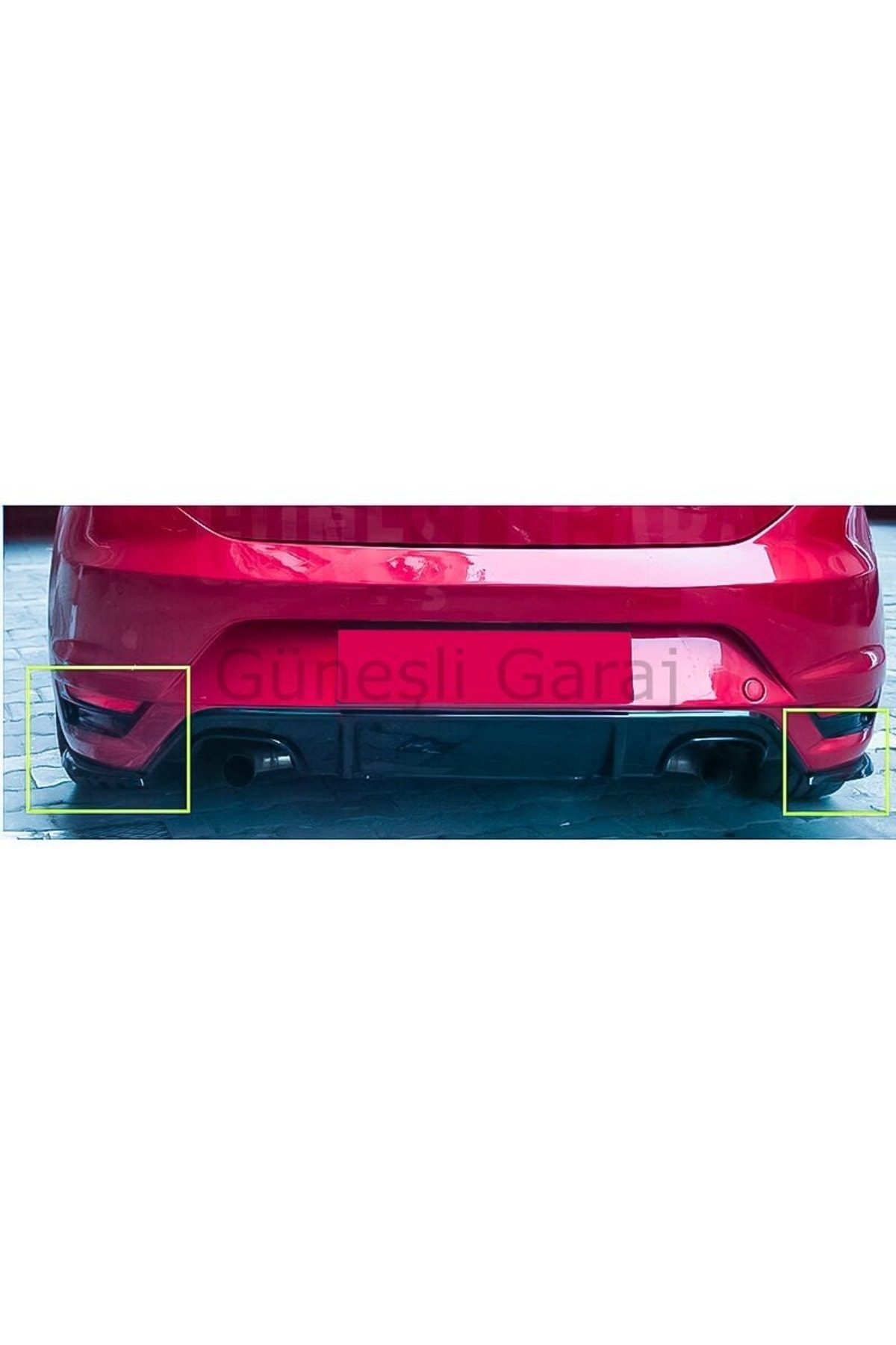 Leon Mk3 Aero Tampon Sağ - Sol Flapları (plastik)