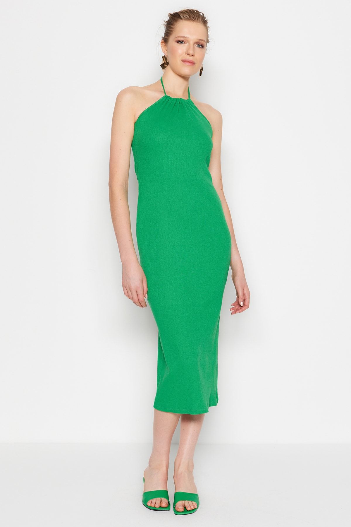 Trendyol Collection Kleid Grün Bodycon