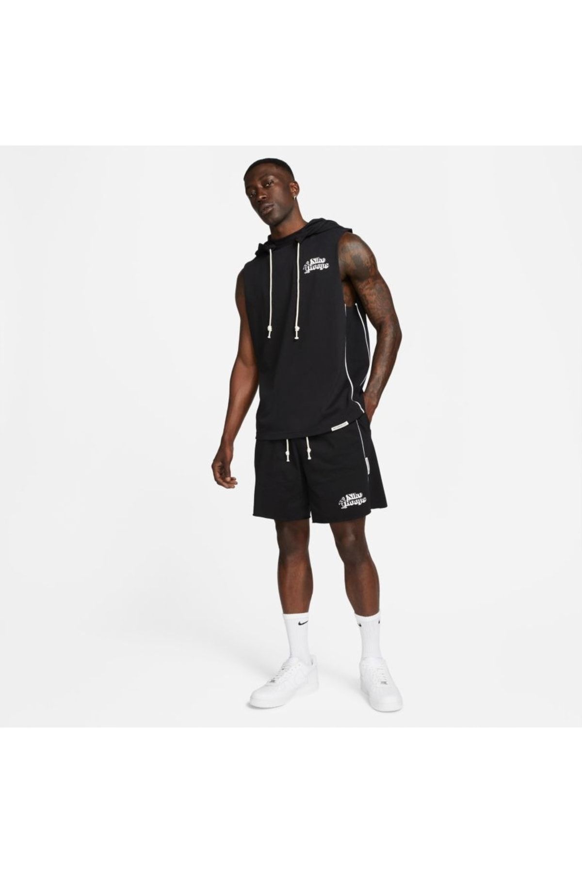 Nike Dri fit Standard Issue Cutoff Fleece Men s Shorts Trendyol