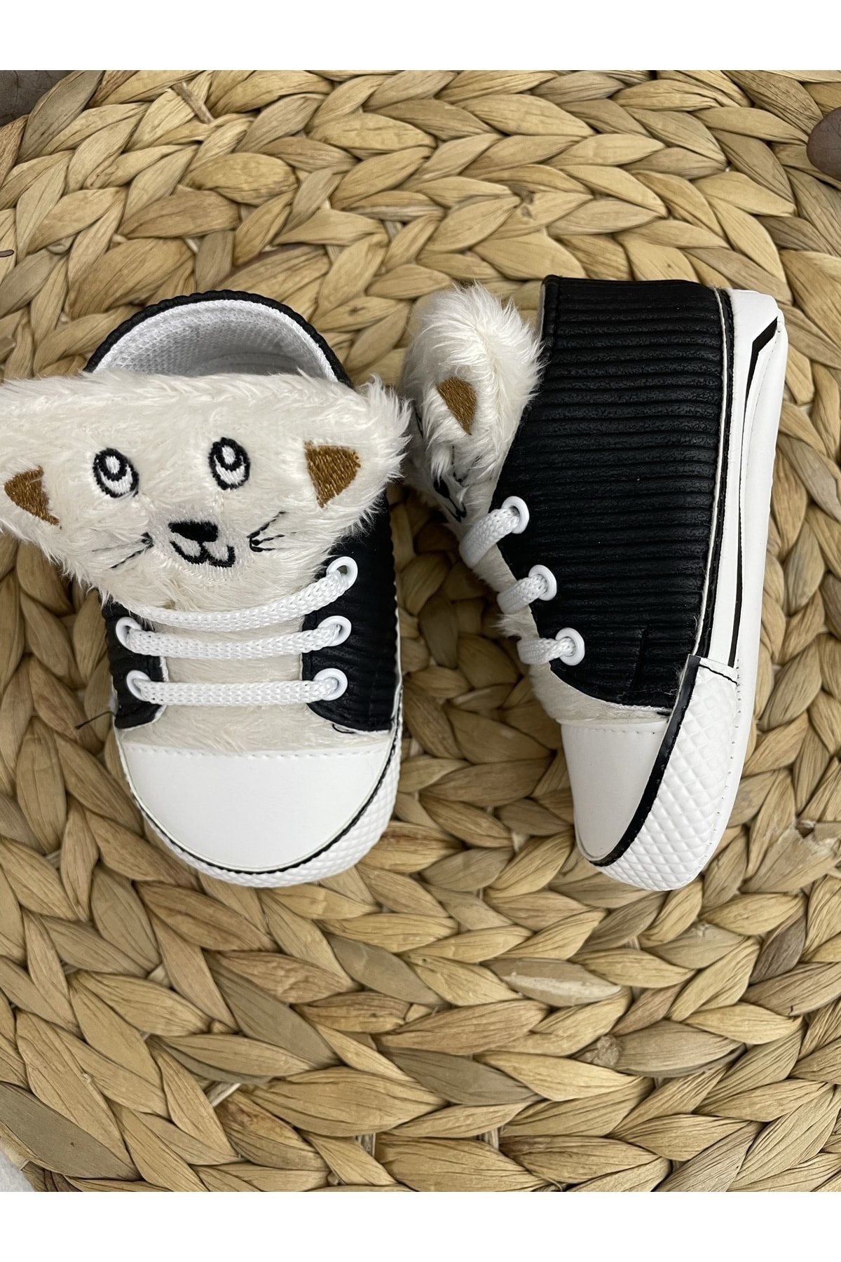 TREND Tüylü Kedi Erkek Bebek Ayakkabı
