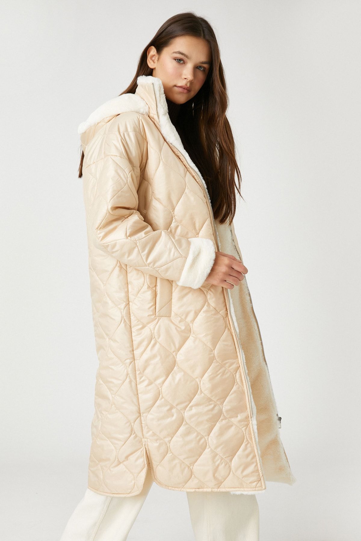 Beige hotsell coat womens