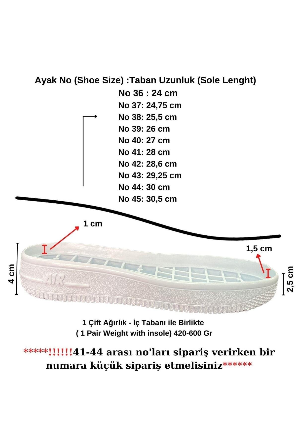 Örgü Ayakkabı Tabanı Air Taban 191 3