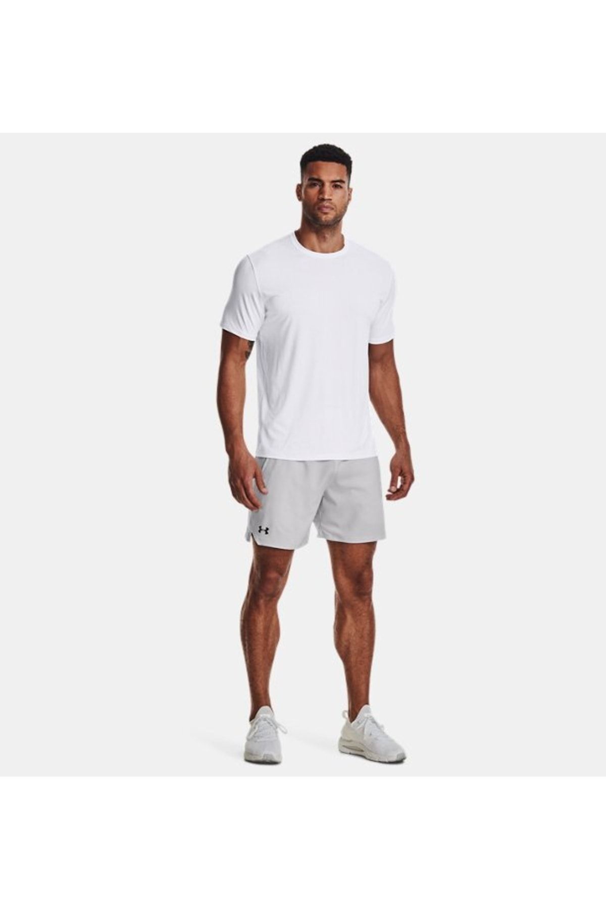 شورت ورزشی خاکستری مردانه های و ناپدید شده بافندگی 6 اینچ 1373718 014 Under Armour