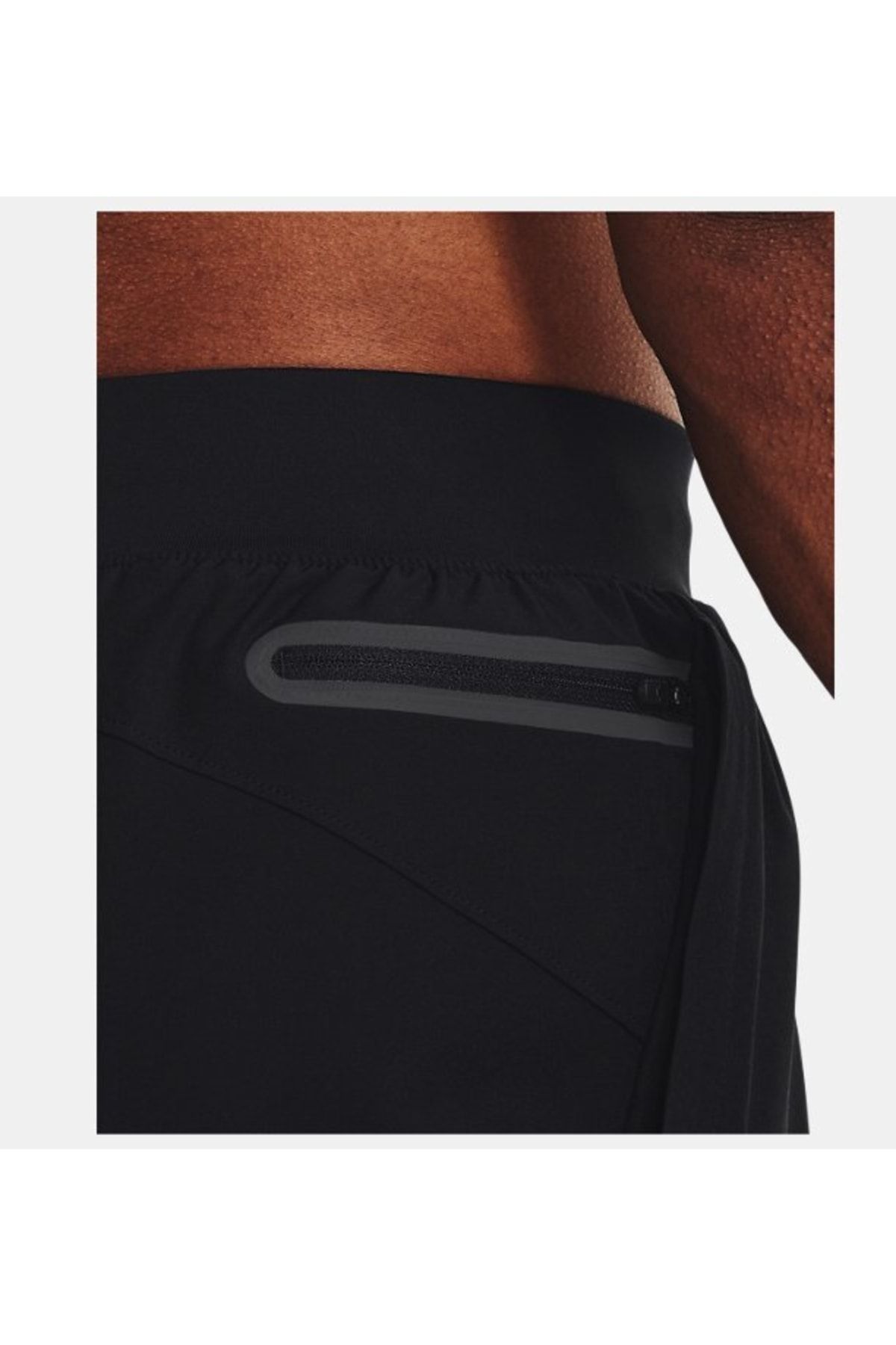 شورت ورزشی مشکی مردانه های غیرقابل توقف در UA 1370378 001 Under Armour