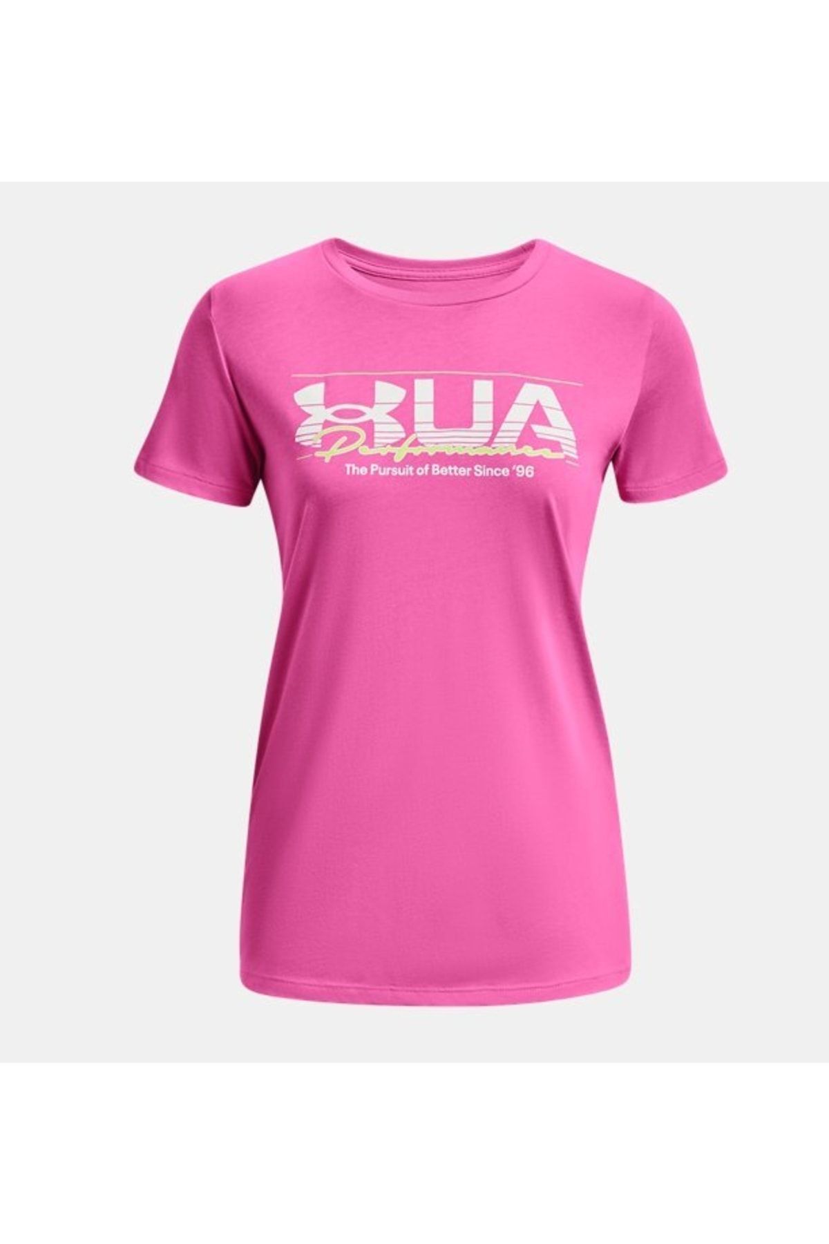 Hot pink under armour shirt deals