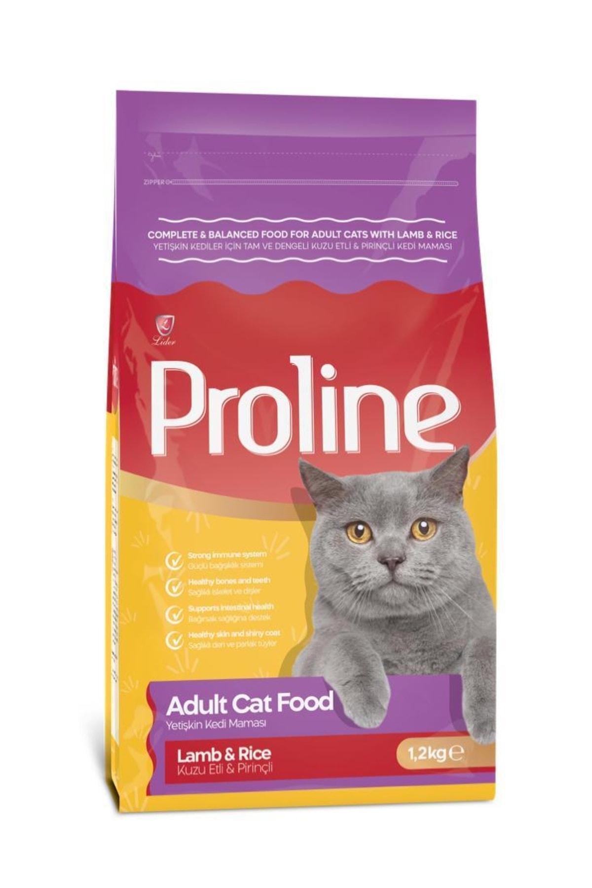 Pro Line Kuzulu Pirinçli Kedi Maması 1.2 kg