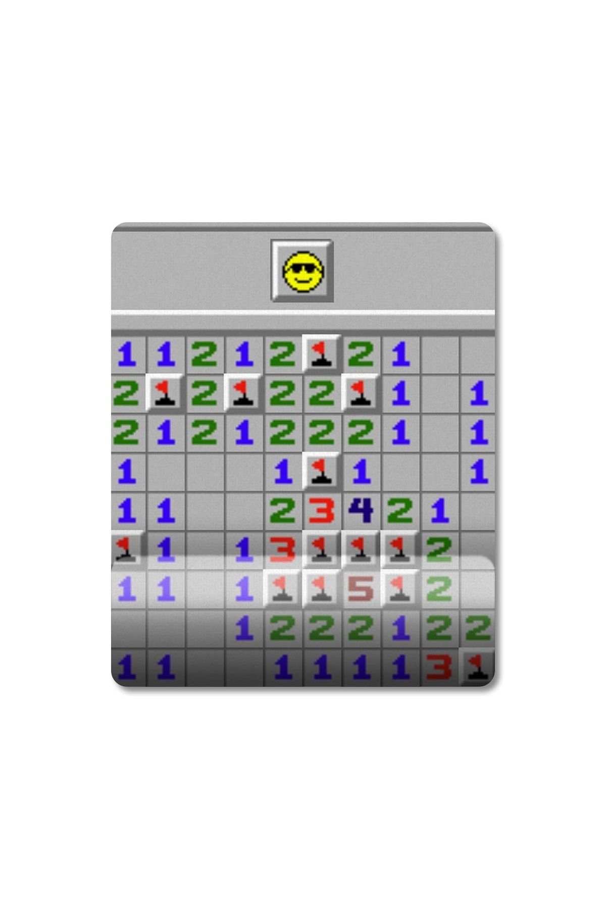 Pixxa-ميدان المناجم - لوحة ماوس يدعم المعصم من Minesweeper موديل - 1 2