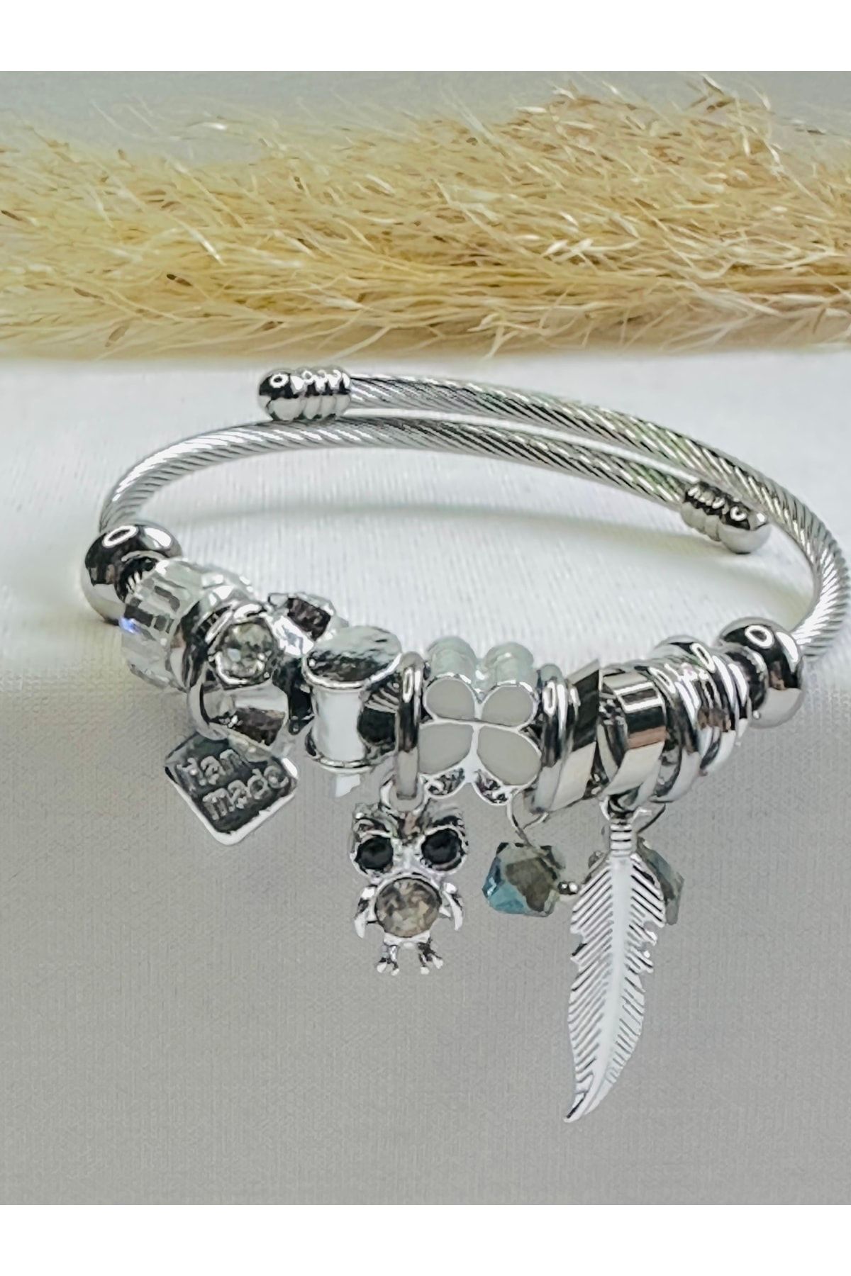 Owl charm store bracelet