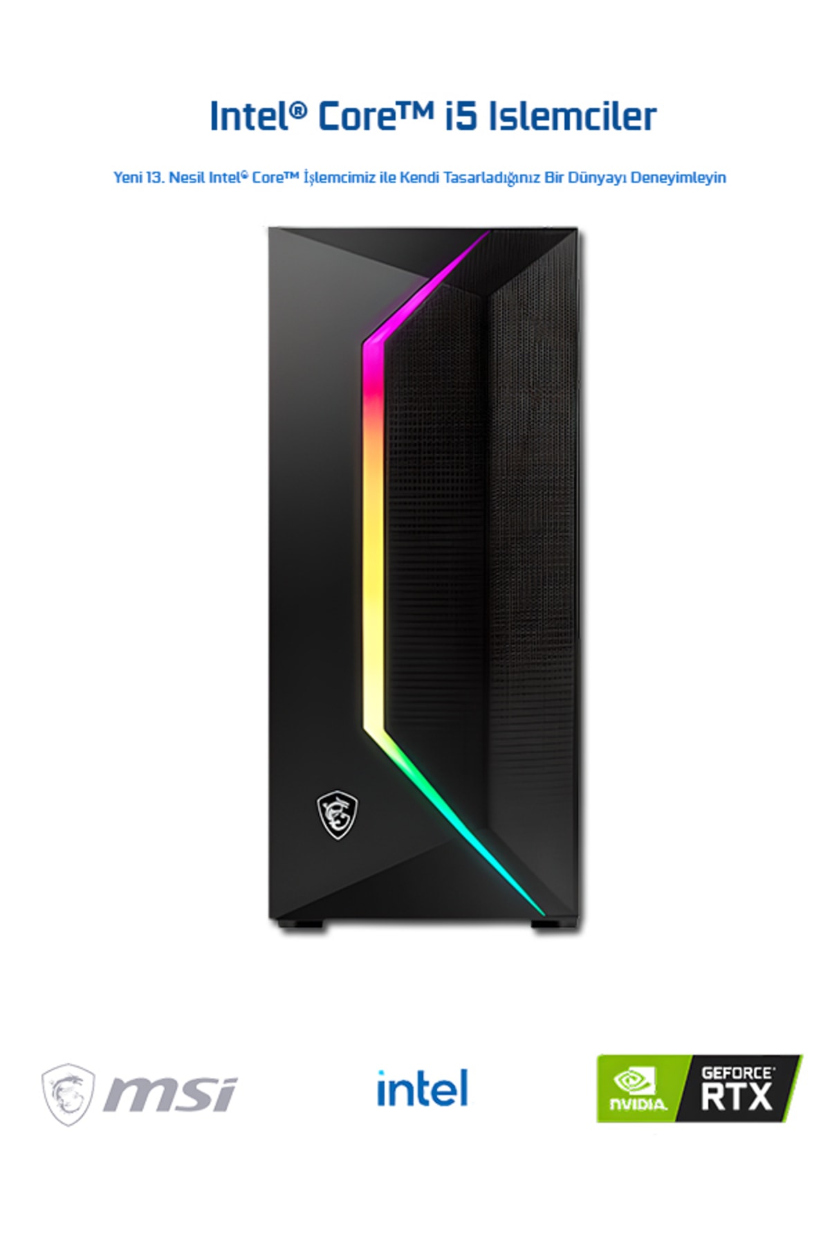 MSI Intel Core I5 13400f / Rtx 3060 Ekran Kartı / 16 Gb Ddr4