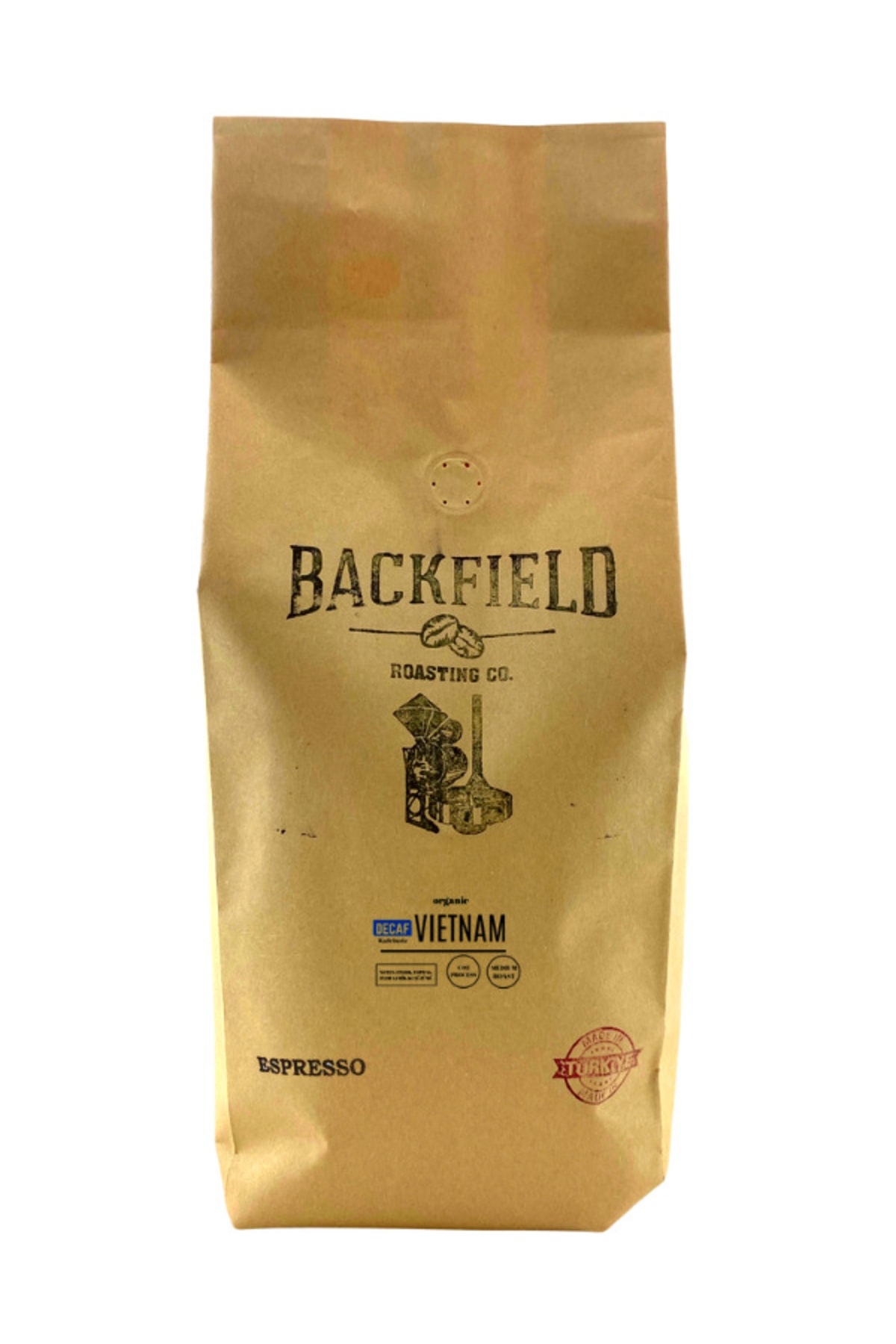 Backfield Roasting Co . Vietnam Decaf Kafeinsiz Kahve 500 Gr