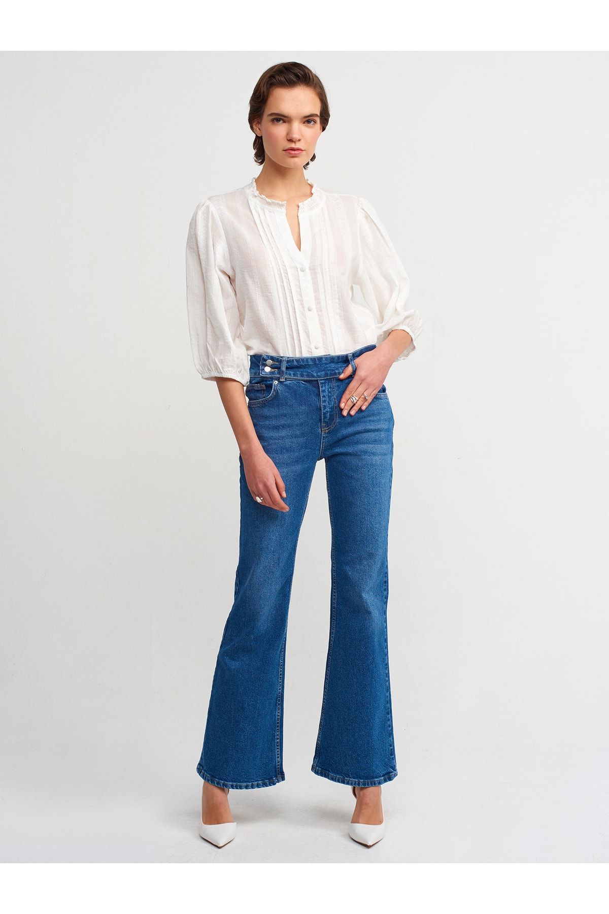 Dilvin Jeans Blau Bootcut Fast ausverkauft