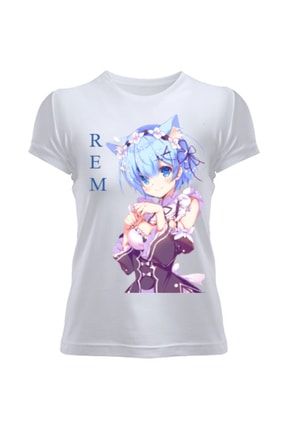 Rem Rezero Anime Kadın Tişört TD275263