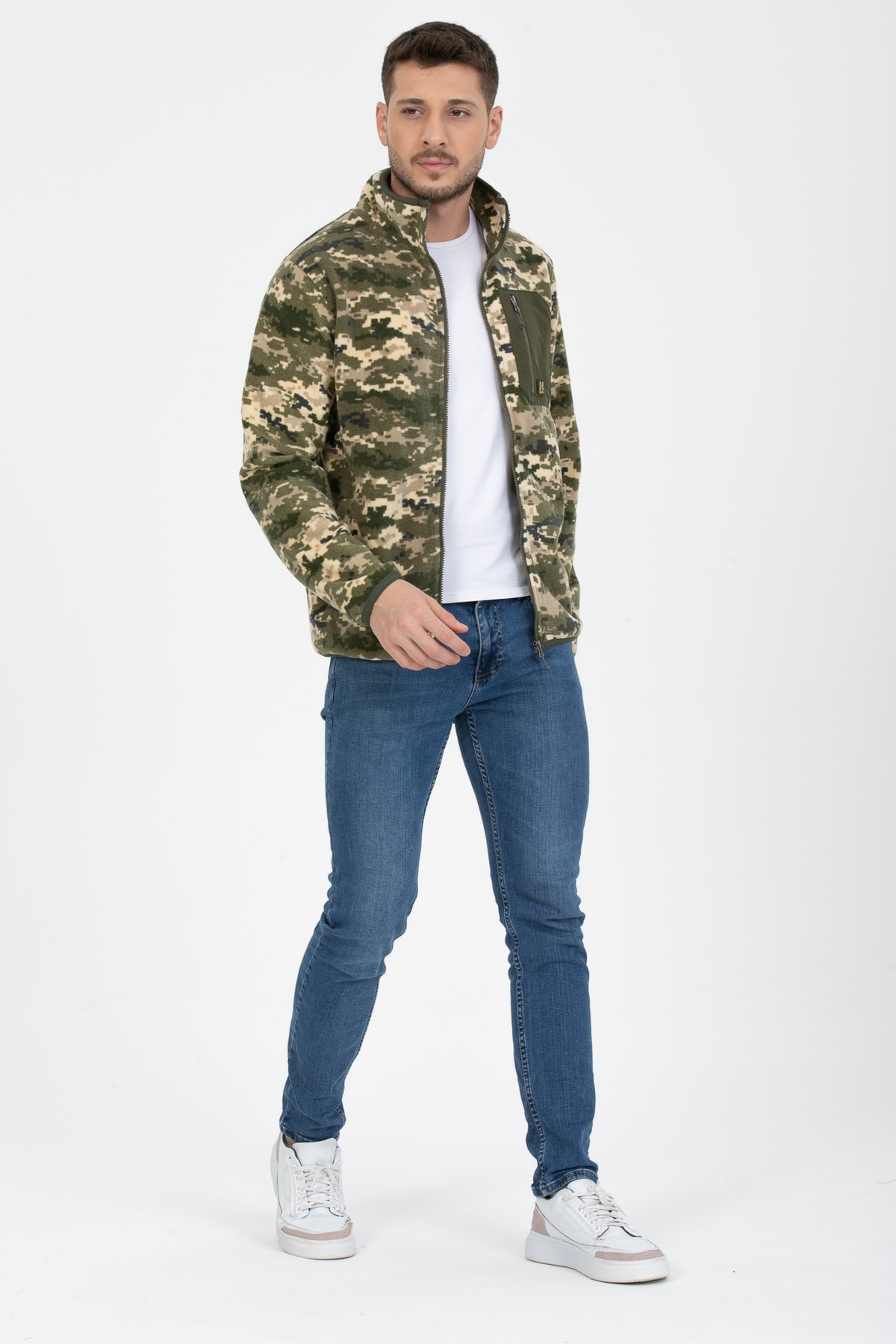 Hitch Outdoor  Zincir Cepli Kamuflaj Polar - Görsel 2