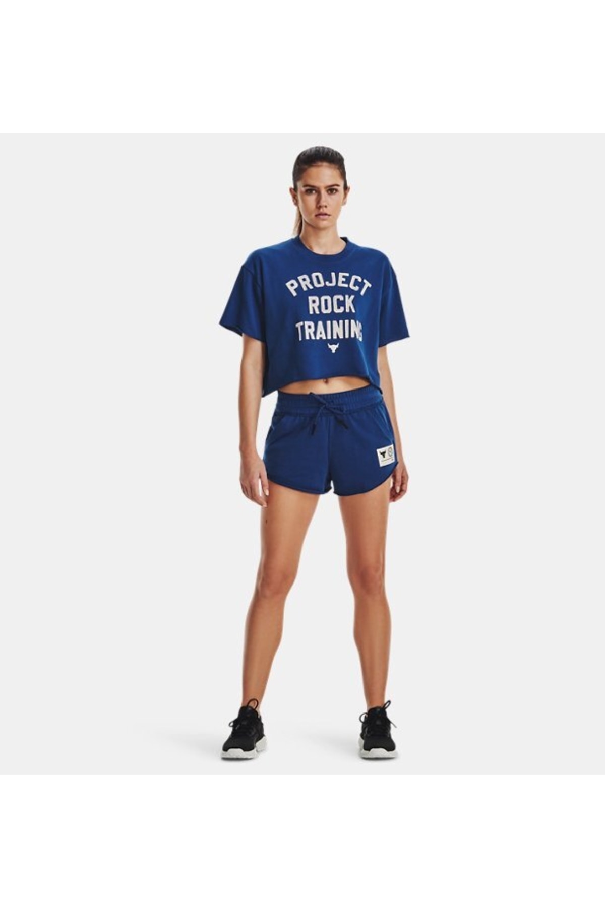 Under Armour Kadın Project Rock Rival Terry Kısa Kollu 1377447-471 ...