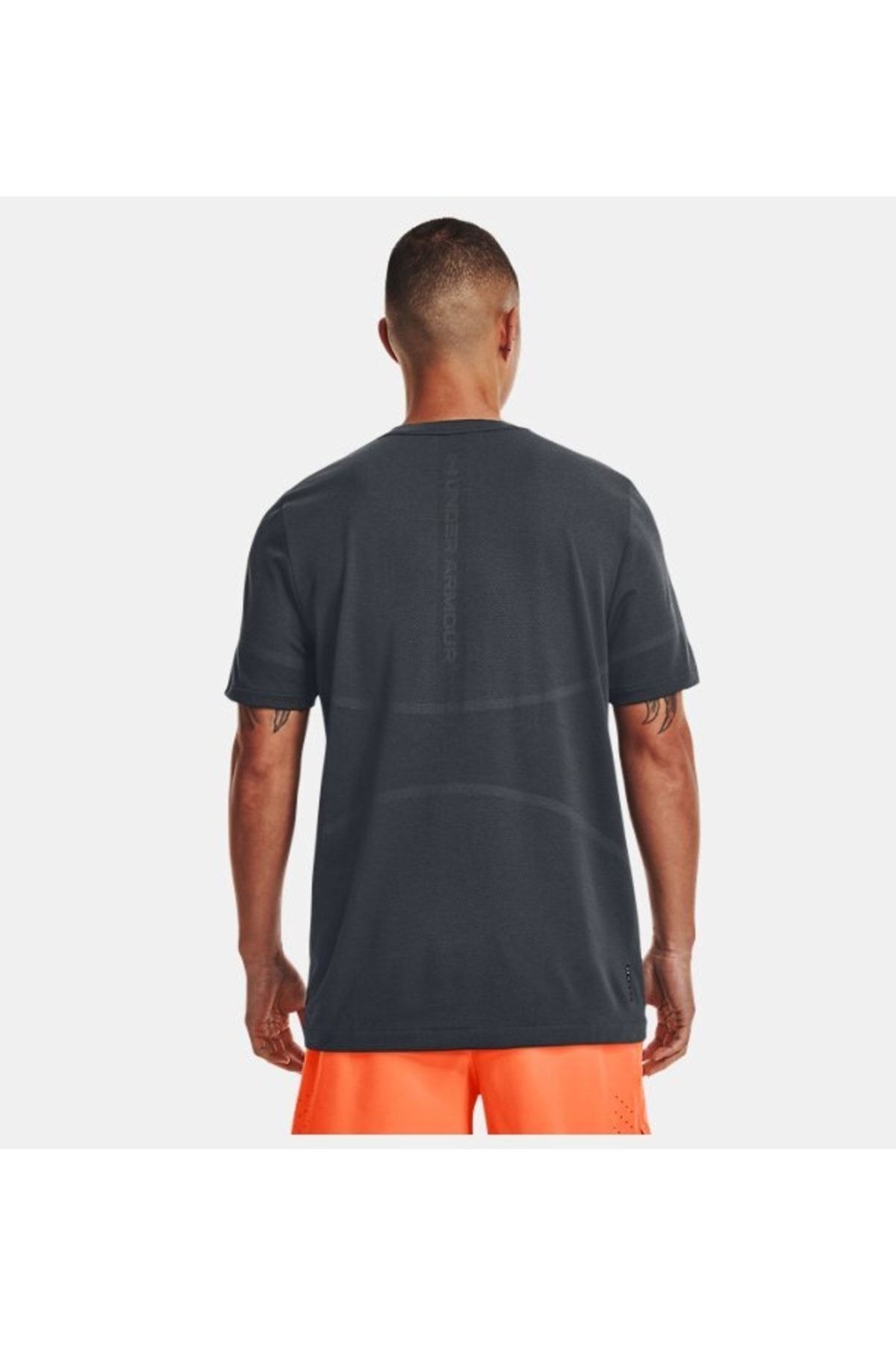تی شرت خاکستری مردانه UA Rush ™ میراث یکپارچه آستین کوتاه 1376781 012 Under Armour