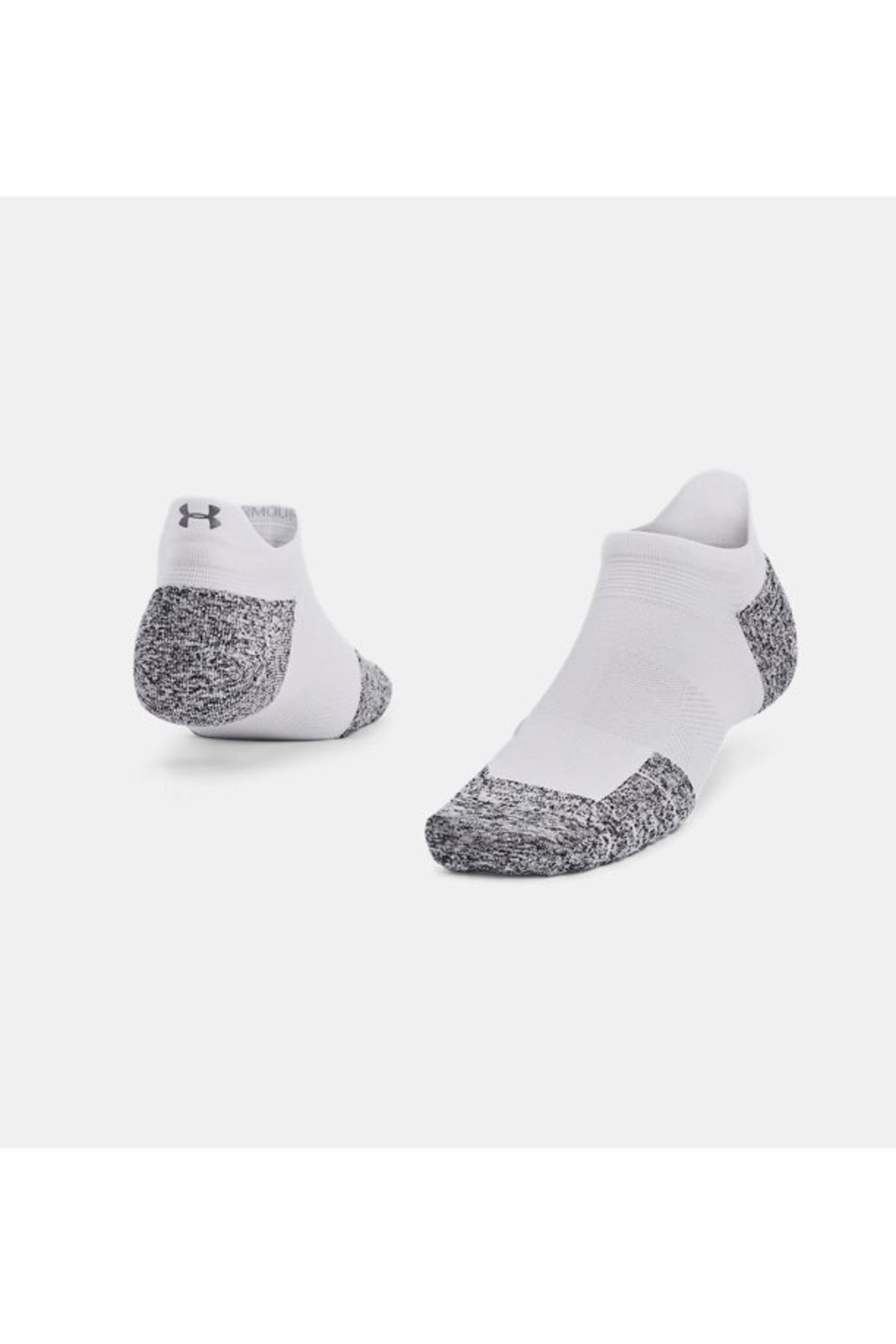 جوراب سفید مردانه و زنانه UA Armourdry ™ Run Cushion No Show Socks 1376075 100 Under Armour