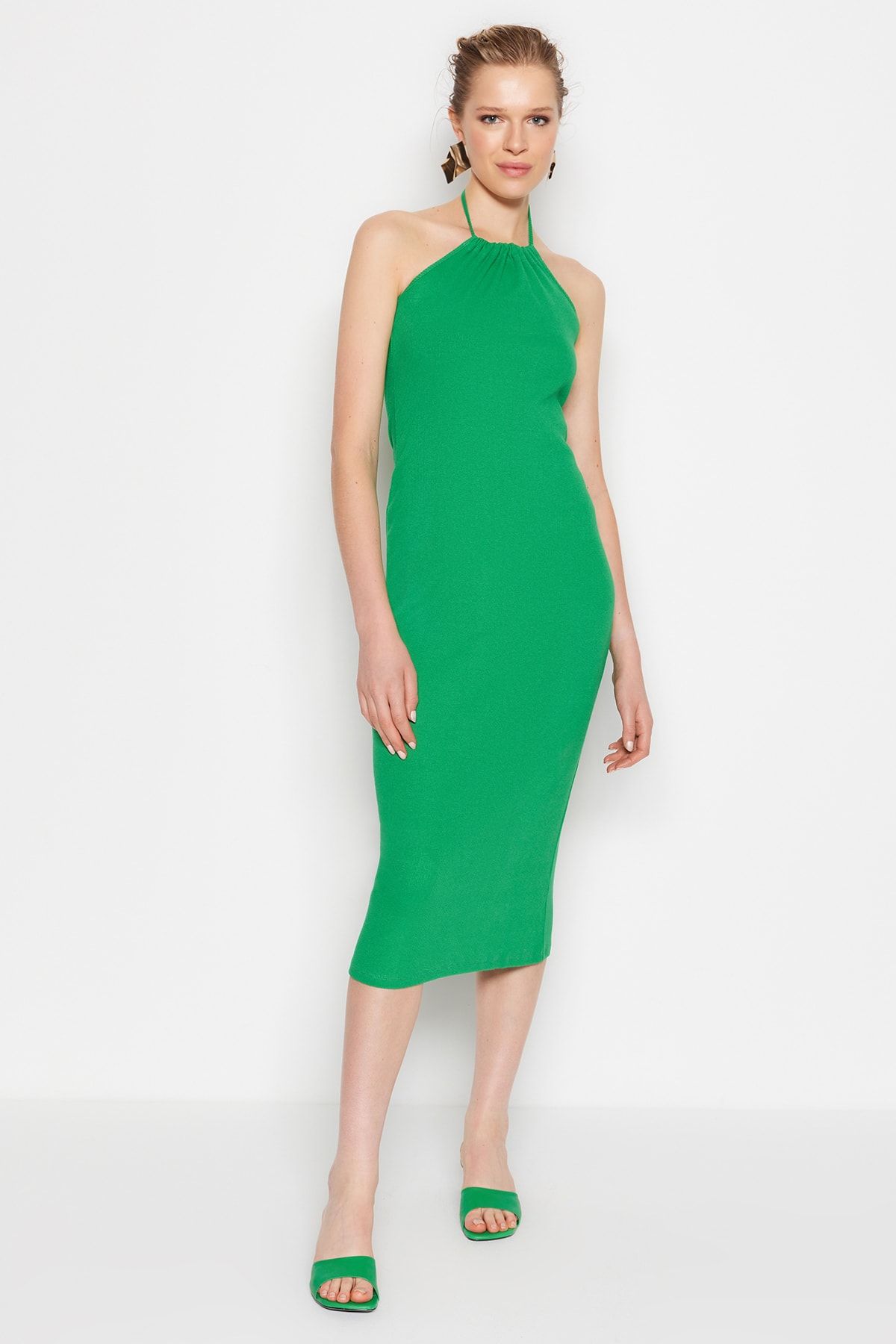Trendyol Collection Kleid Grün Bodycon