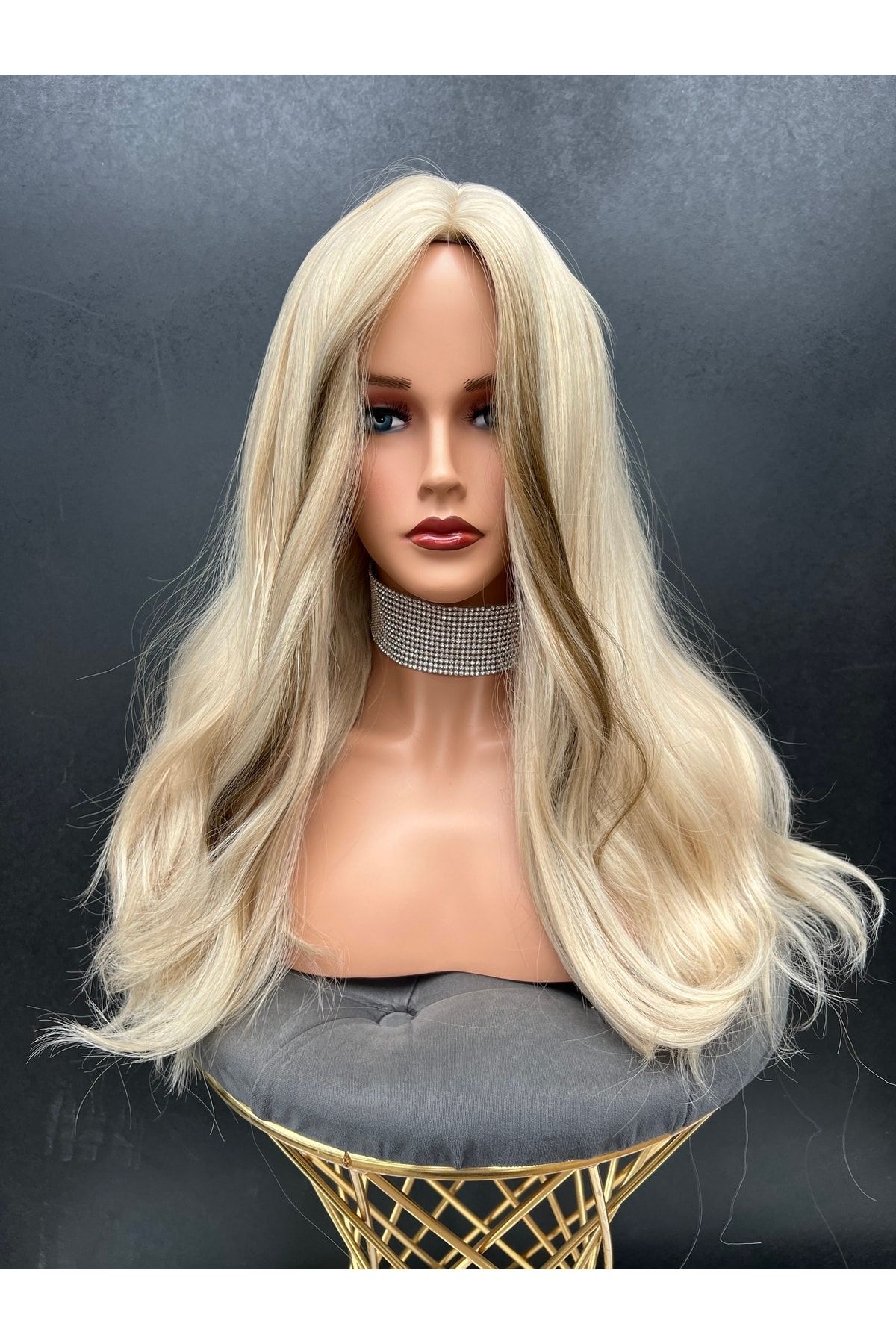 REMY HAİR Exclusive Luxury Platin Buz Beyazı Balyajlı Peruk