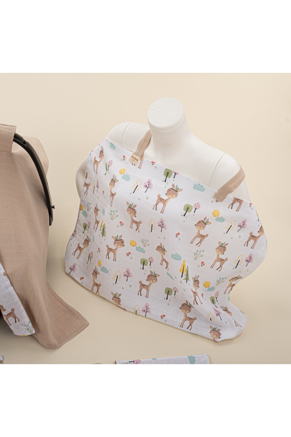 Yunikobaby 11 Parça Full Set Bej Müslin Ceylan fotoğrafı 7 (önizleme)