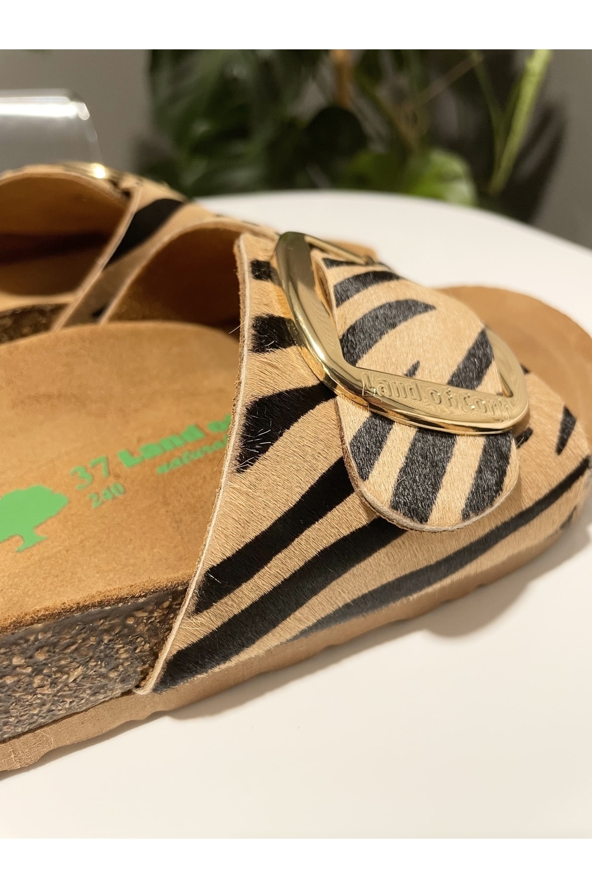 birkenstock madrid cowhide zebra