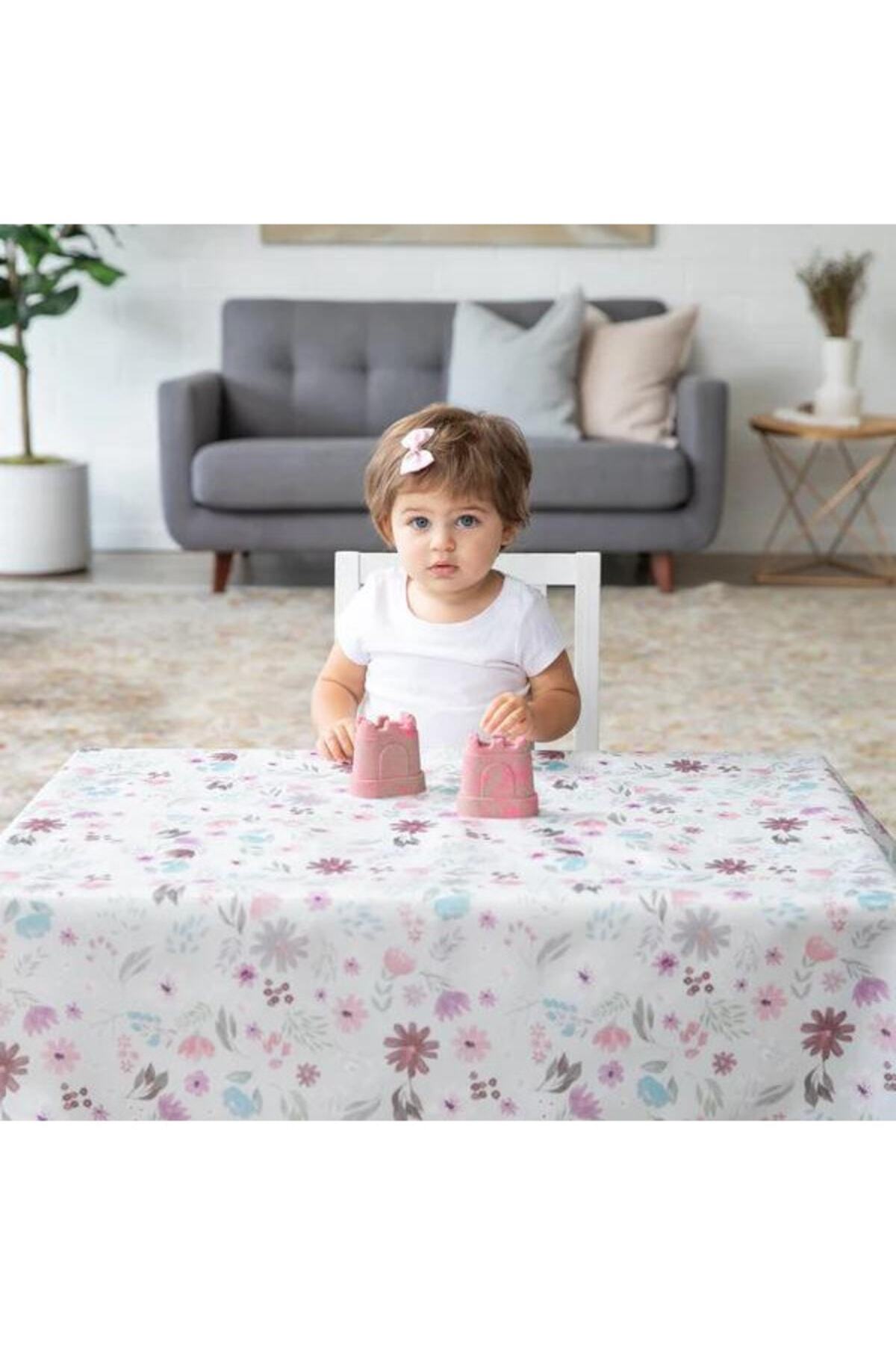 Bumkins Splat Mat / Çok Amaçlı Örtü - Floral fotoğrafı 2 (önizleme)