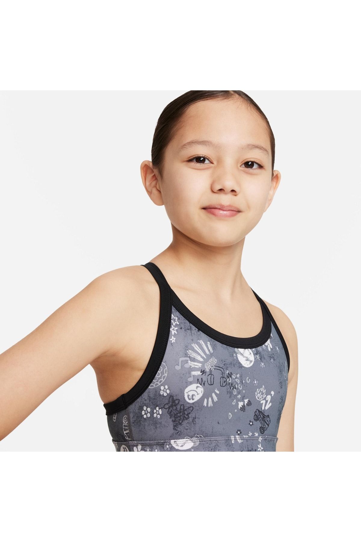 Nike سوتین ورزشی مشکی دخترانه آیکون کلش DQ8927-084