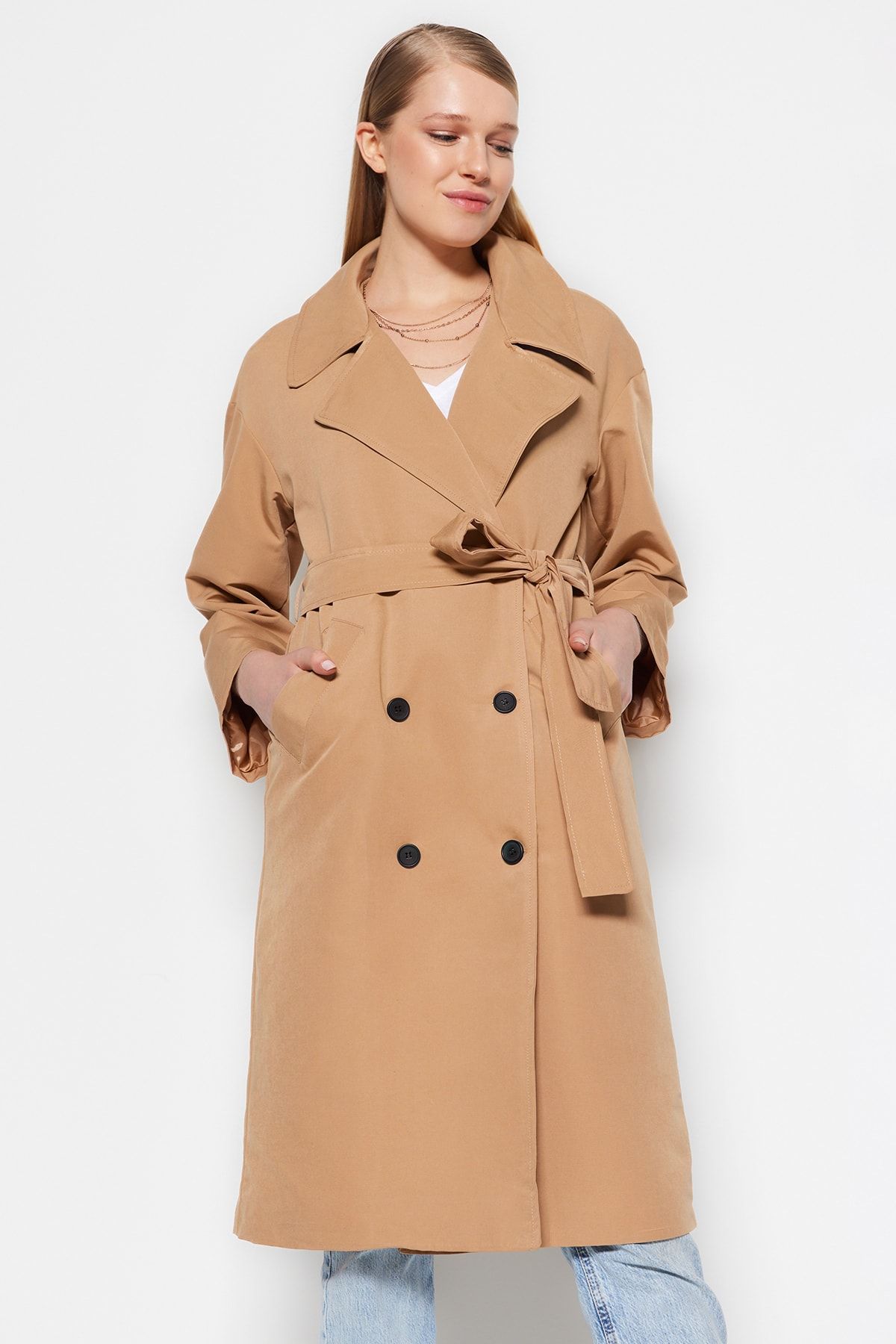 Tan trench coat outlet
