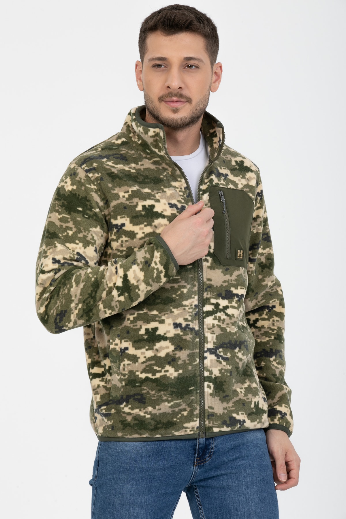 Hitch Outdoor  Zincir Cepli Kamuflaj Polar - Görsel 4