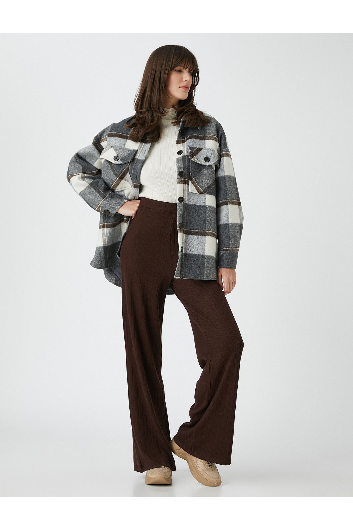 Koton Hose Braun Relaxed