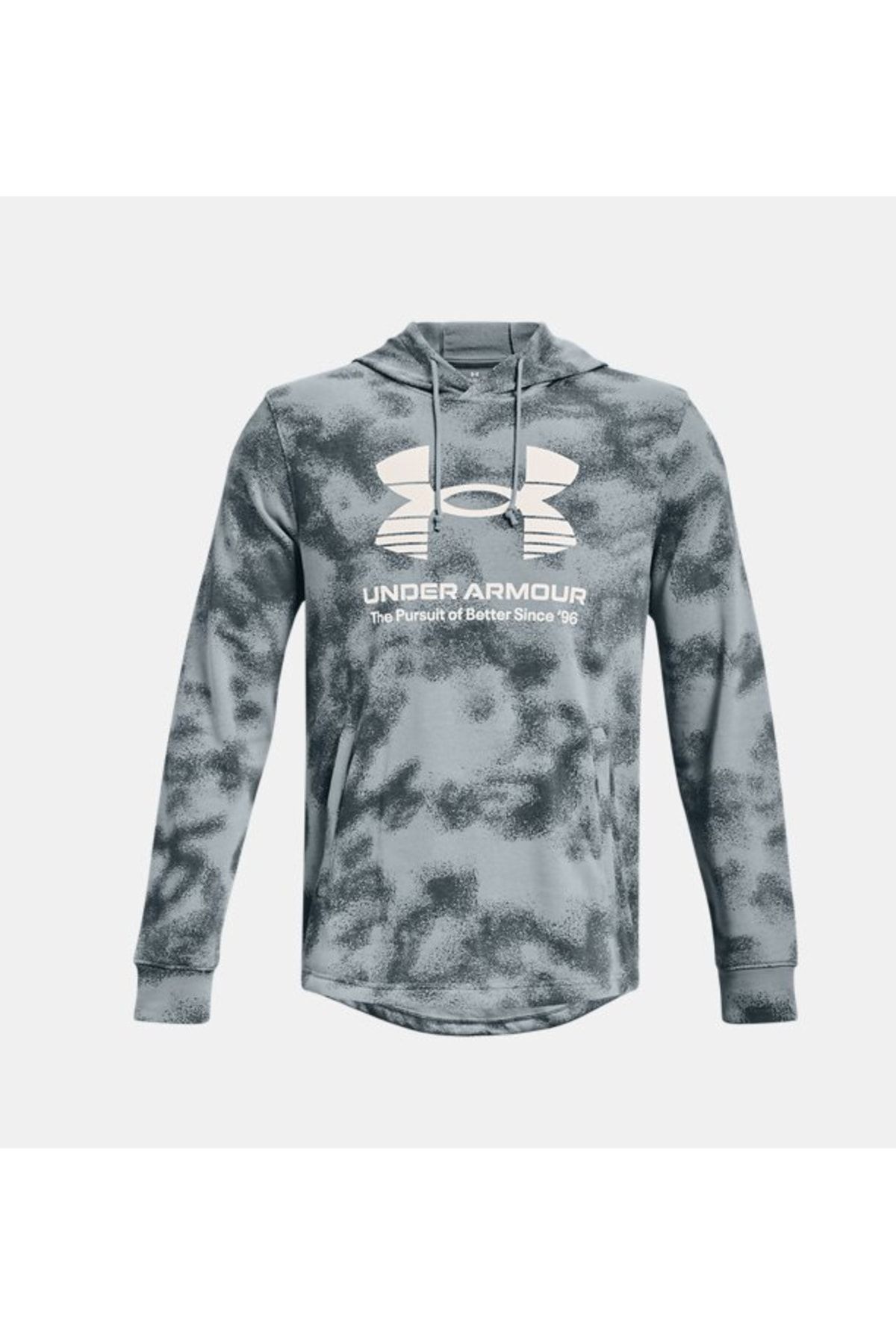 سویشرت ورزشی خاکستری مردانه رقیب UA تری هود شده در بالا 1377185 465 Under Armour