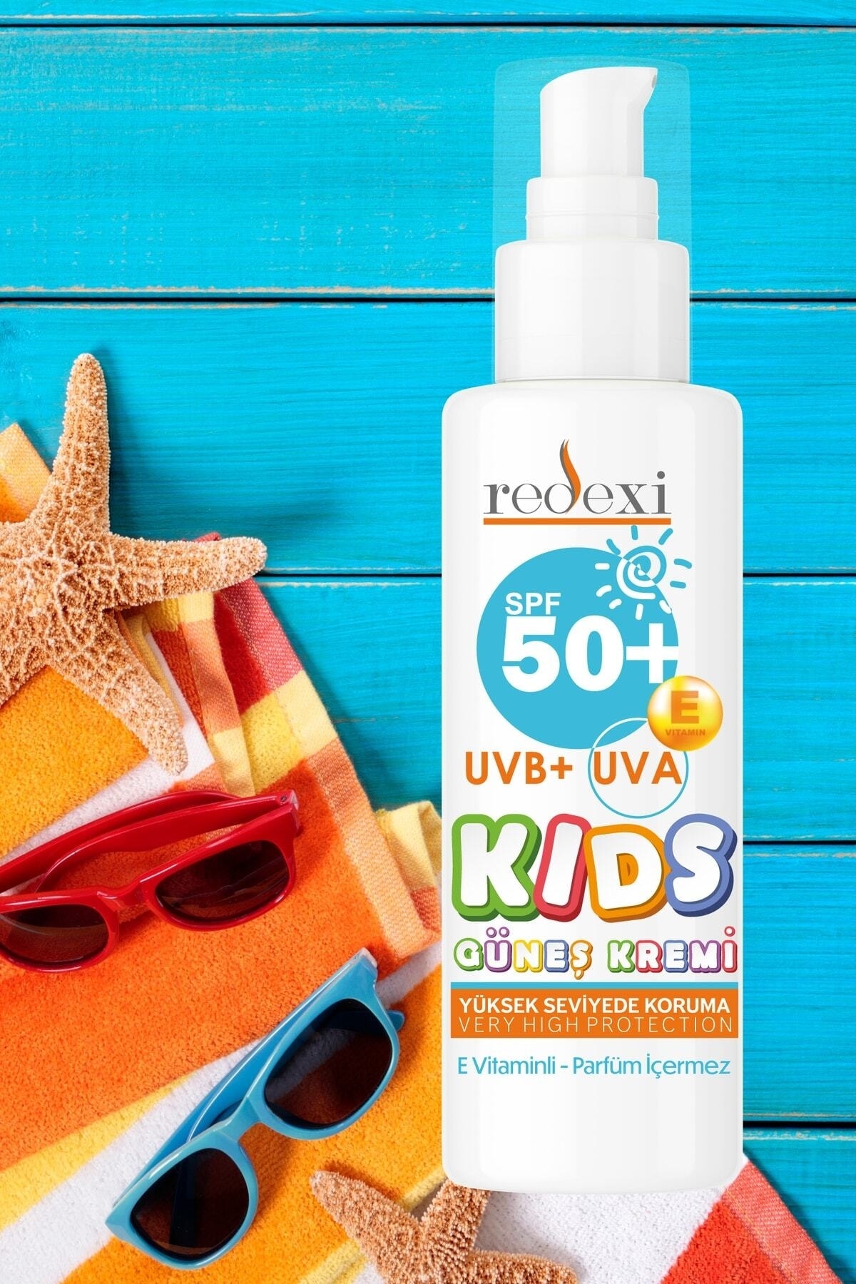 Redexi Kids Güneş Kremi Spf 50+ Uvb+ Uva Yüksek Korumalı Hassas Ciltler Için Bebek Ve Çocuklara Özel 100 Ml fotoğrafı 6 (önizleme)