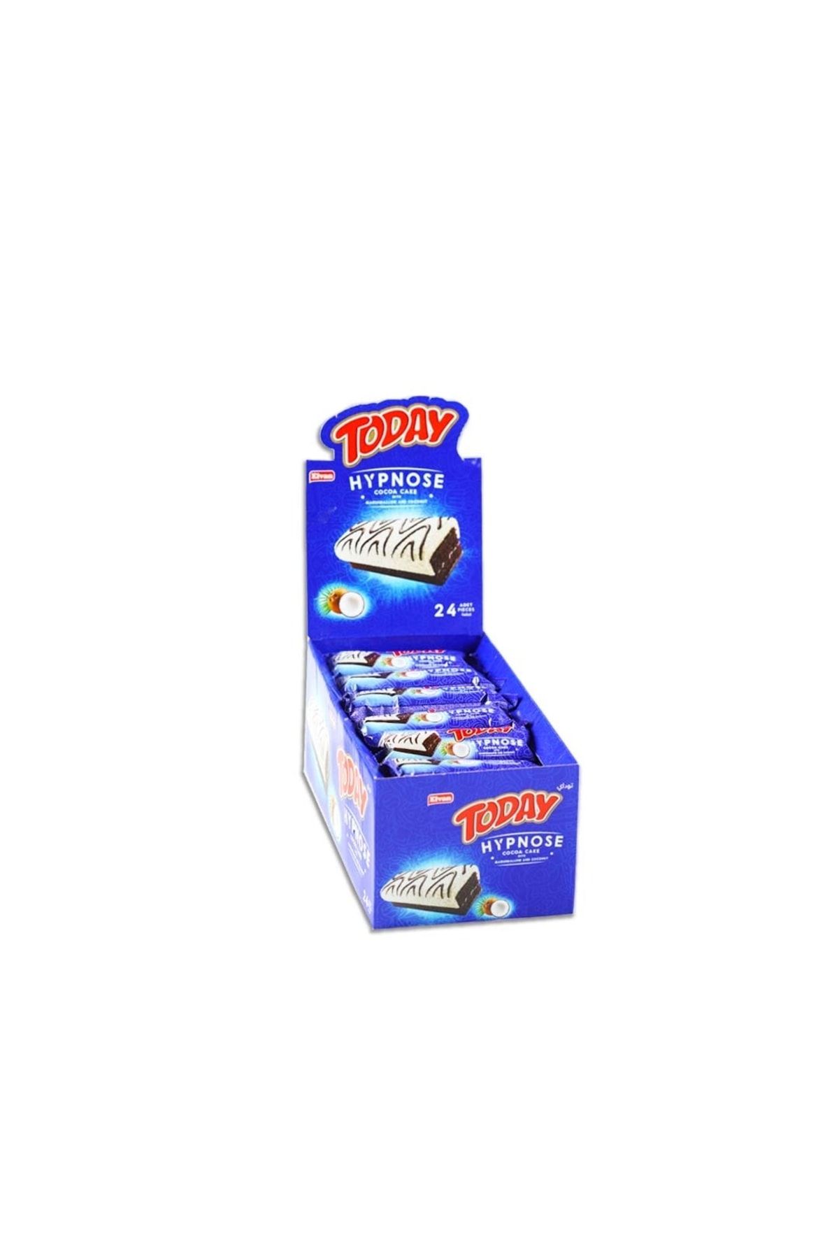 Elvan Today Marshmallow Kaplamalı Hindistan Cevizli Kek 45 Gr. 24 Lü (1 Kutu)