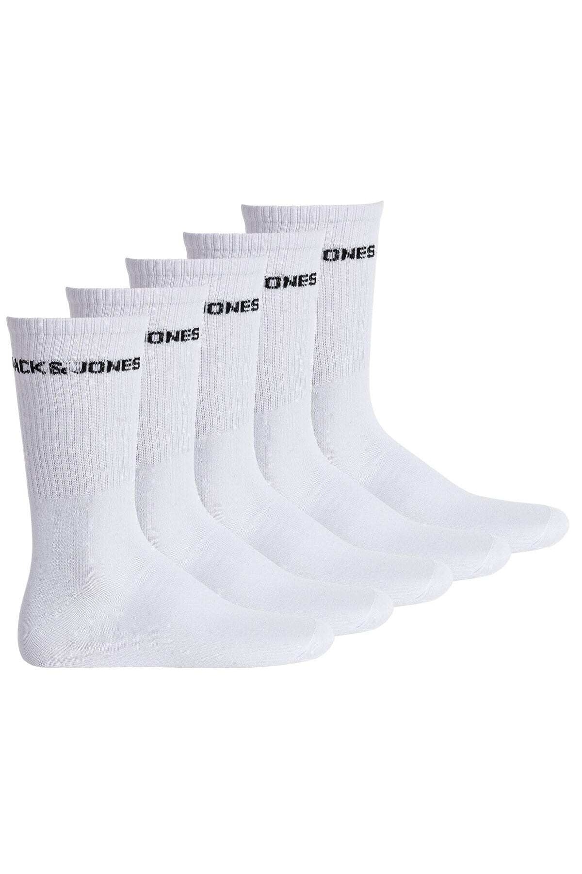 Jack & Jones Socken Weiß 5er-Pack