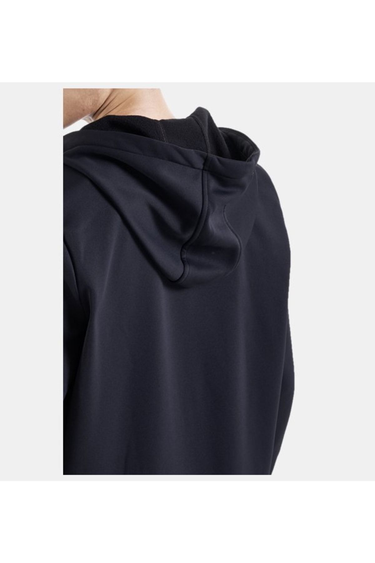 سویشرت ورزشی مشکی مردانه زره Fleece® Zipper Hasted Hooded Upper 1373357 001 Under Armour