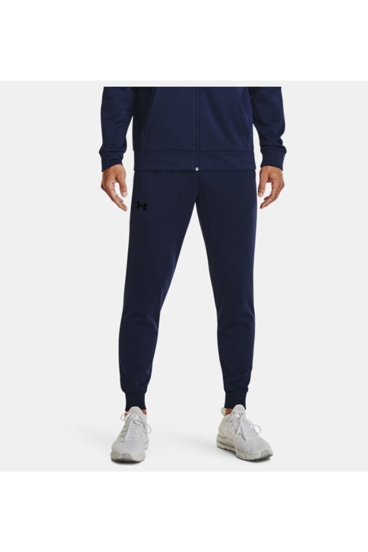 Navy under armour joggers discount
