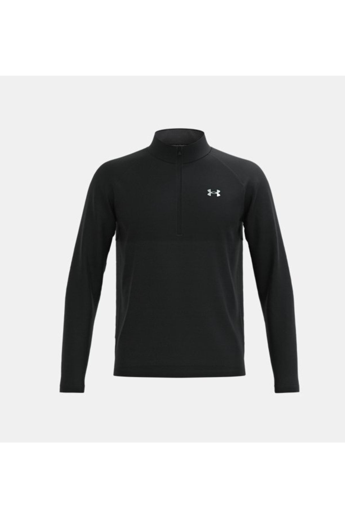 تی شرت ورزشی مشکی مردانه استریکر رانینگ 1361474 001 با ½ زیپ Under Armour