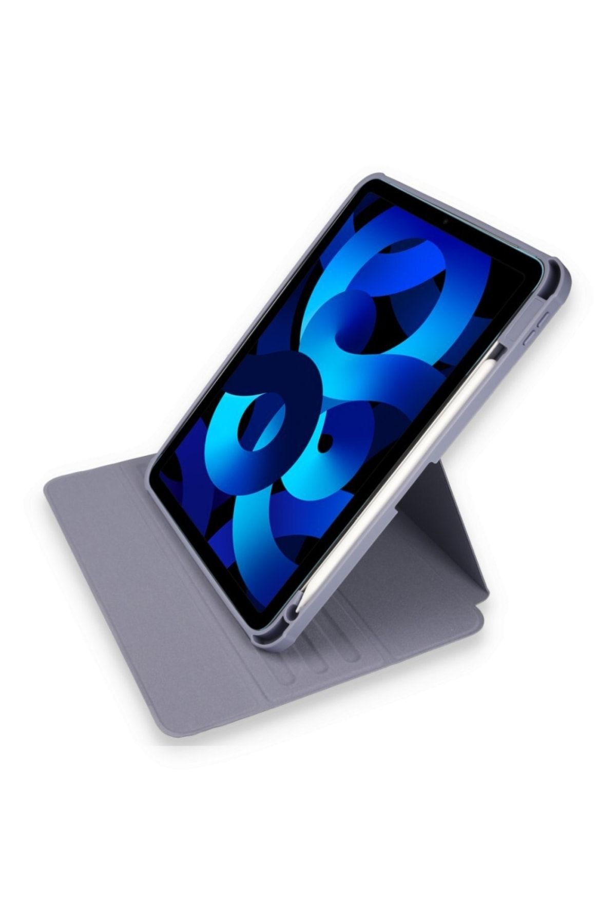 TEKNETSTORE-Apple Ipad Pro 12.9 Inch 3rd 4th 5th 6th Generation Case 360 Rotatable Case with Pen Charging Compartment 3