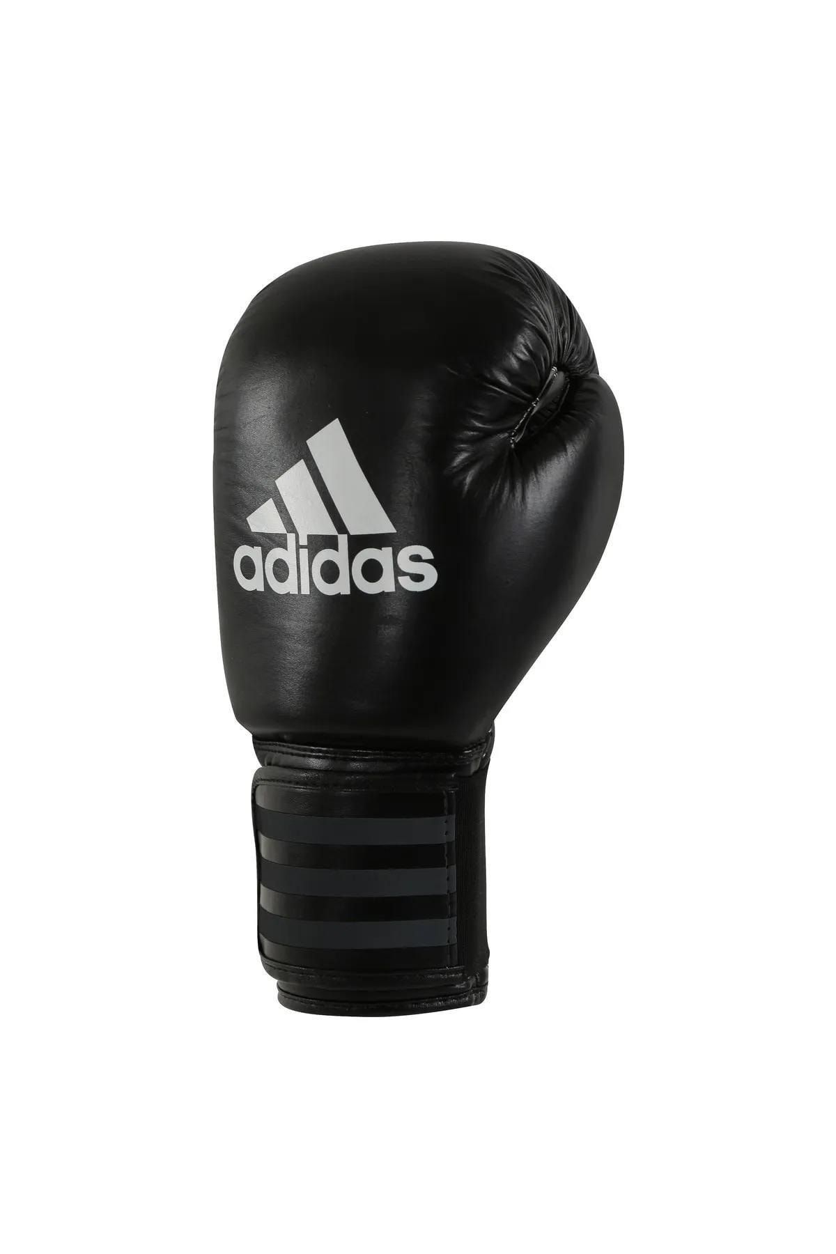 تجهیزات بوکس مشکی دستکش مجری ، بانداژ و 3 adidas
