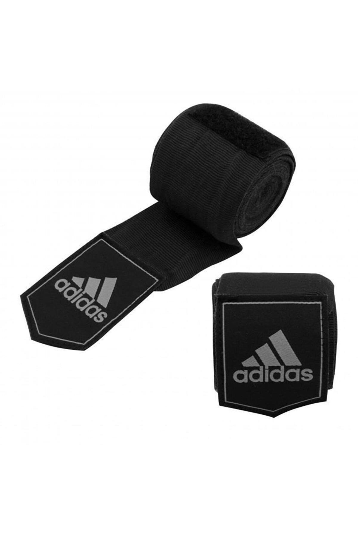 تجهیزات بوکس مشکی دستکش مجری ، بانداژ و 3 adidas