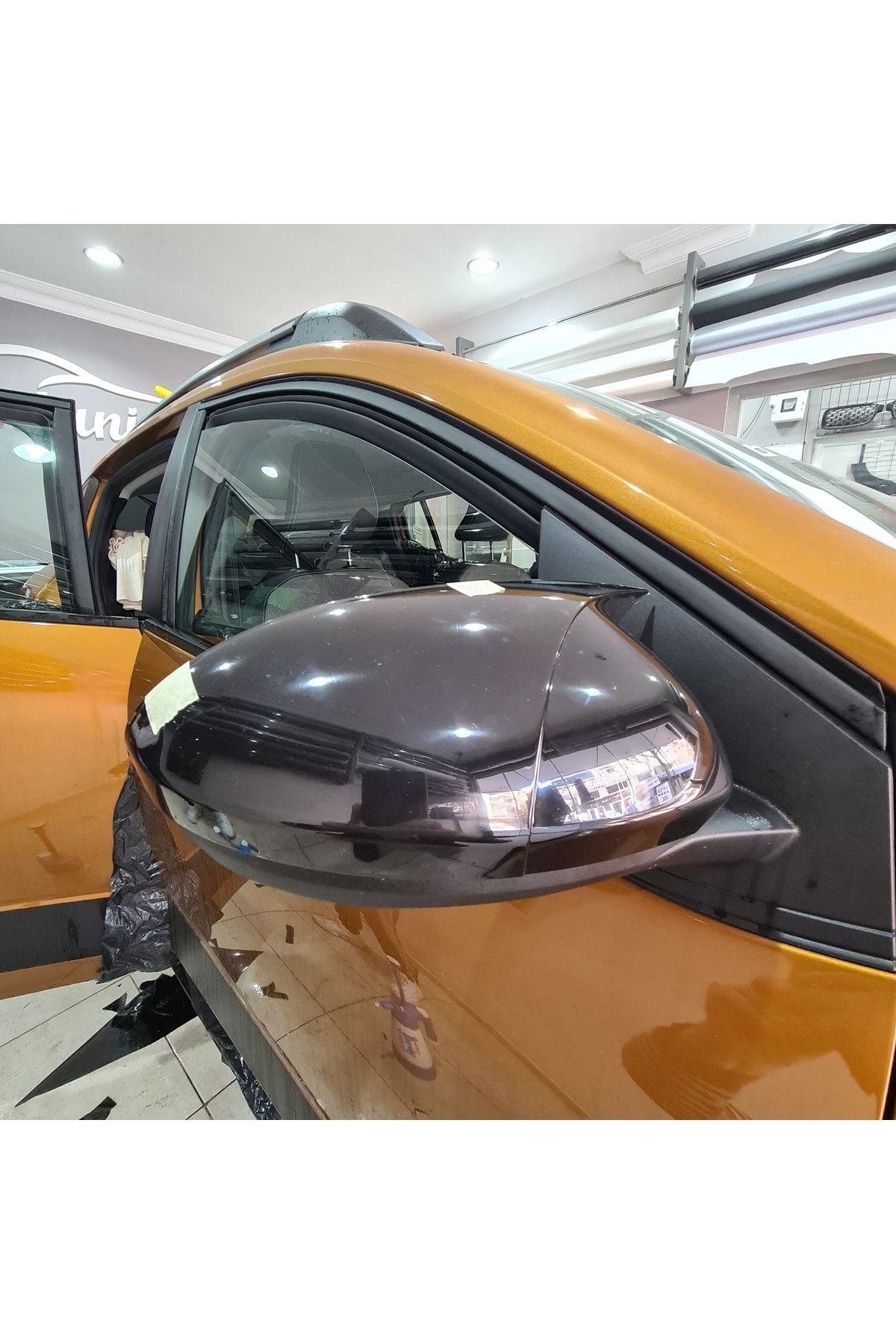 HYM TUNİNG Dacia Sandero After 2020 Bat Mirror Cover Glossy Black