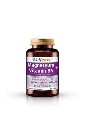 Magnezyum Vitamin B6 Takviye Edici Gıda 60 Tablet 8699680010250