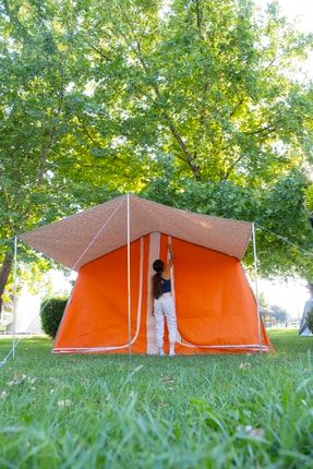2 Odalı Kamp Çadırı Turuncu IKIOTUR