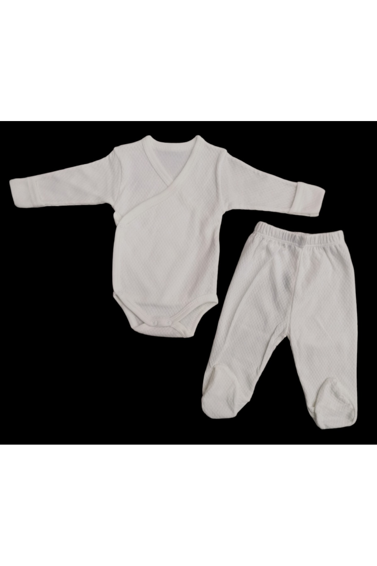 بادی نوزادی پسرانه – دخترانه سفید özdemirli bebe | 2028995 اورجینال - تصویر 7