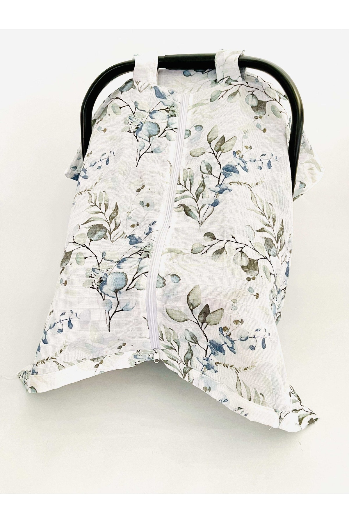 JUNİPERUS Okaliptus Müslin Puset Örtüsü Fermuarlı fotoğrafı 4 (önizleme)