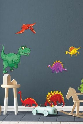 Dinozor Çağı Temalı Duvar Sticker Seti ws142