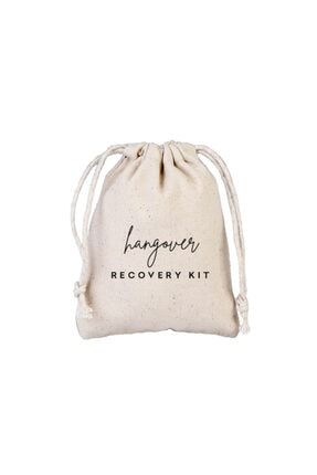 Hangover Recovery Kit - 5 Adet - 10x13cm - Düğün, Nişan, Bekarlığa Veda 01298