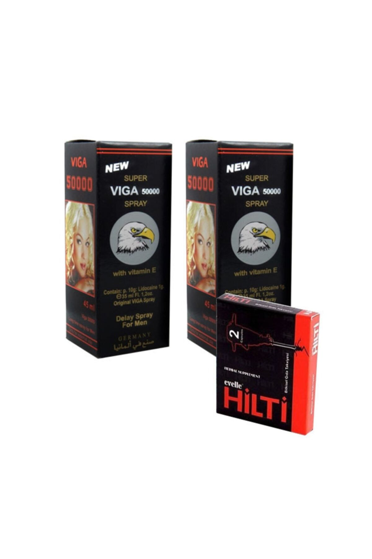 Viga 50000 Veya 15000 Sprey 2 Kutu Hediyeli
