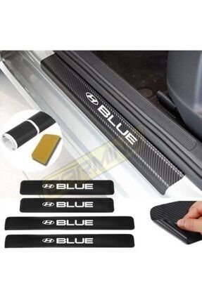 Hyundai Accent Blue Karbon Kapı Eşiği Sticker (4 Adet) 50566