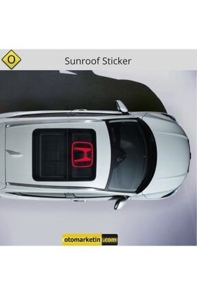Honda Sunroof Sticker 48419